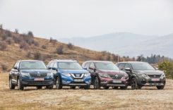 Test comparativ: Peugeot 5008, Skoda Kodiaq, Nissan X-Trail și Renault Koleos
