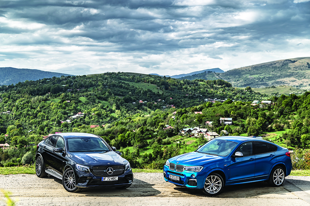 Test comparativ: BMW X4 M40i vs Mercedes-AMG GLC 43